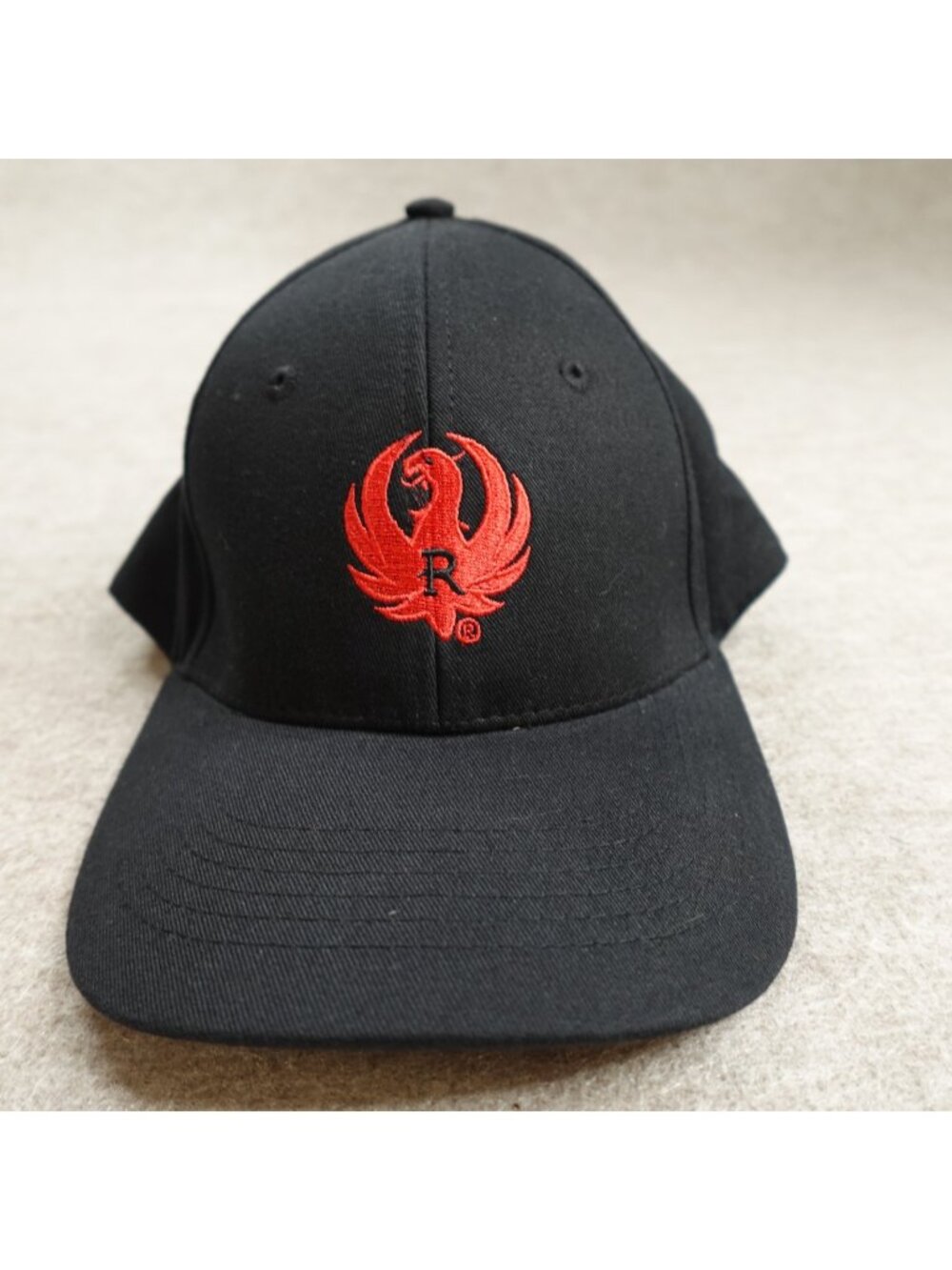 Ruger Hat Black Embroidered Official Strapback